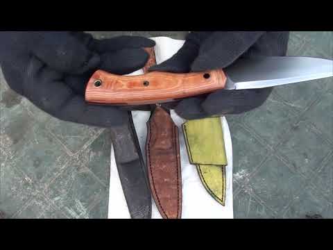 Видео: очередные три ножа на заказ