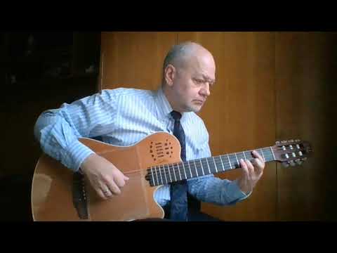 Видео: Пасмурная погода (Раймонд Паулс) на гитаре