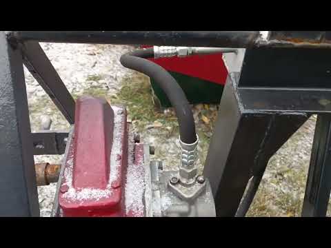 Видео: обзор и размеры. дровокол на т 25 . с автономным насосом.