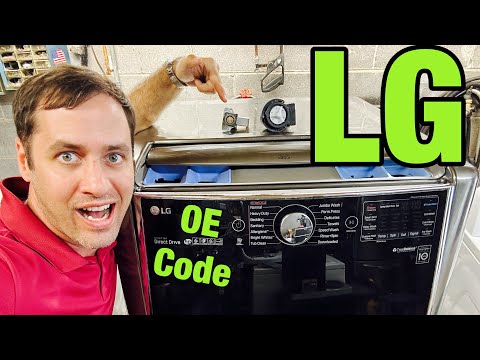 Видео: Почему ваша стиральная машина LG не сливает воду или не отжимает и выдаёт ошибку OE | Быстрый рем...