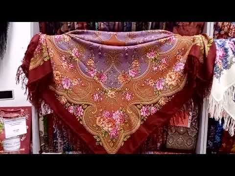 Видео: Платки шерсть размер 125 на 125 шерстяная бахрома 