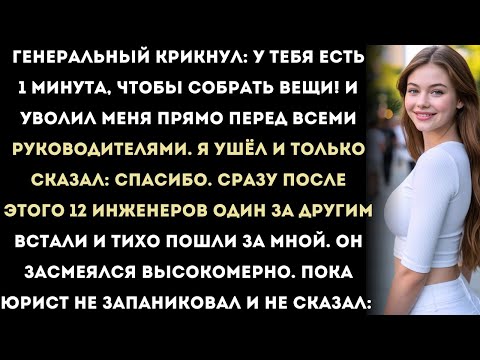 Видео: «Я кивнул и сказал: “Спасибо”… А через 14 дней после того, как директор меня уволил, я продал патент