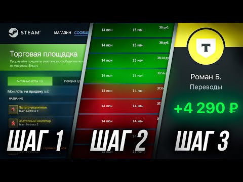 Видео: КАК НАЧАТЬ ЗАРАБАТЫВАТЬ В СТИМЕ (гайд для новичка)