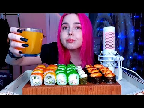Видео: Долг за газ/болталка/роллы мукбанг/rolls mukbang