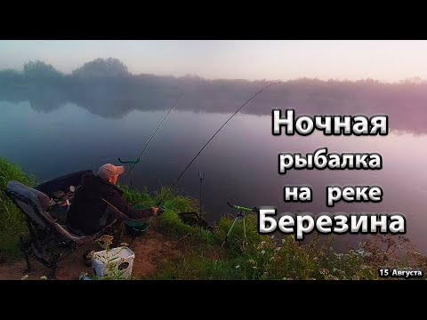 Видео: Рыбалка на реке Березина.  Ночная фидерная ловля на реке.