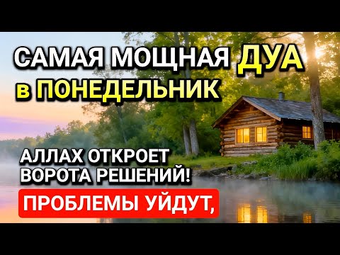 Видео: САМАЯ СИЛЬНАЯ ДУА в ПОНЕДЕЛЬНИК! РИЗК, БОГАТСТВО, УСПЕХ, СЧАСТЬЕ!