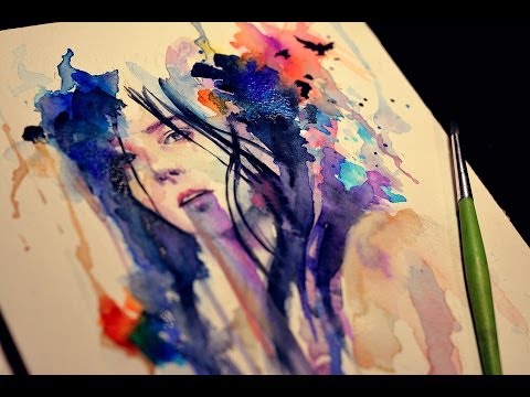 Видео: 【 АКВАРЕЛЬ / COLOREX SPEEDPAINT】The Arrival