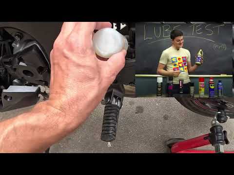 Видео: Смазка цепи мотоцикла