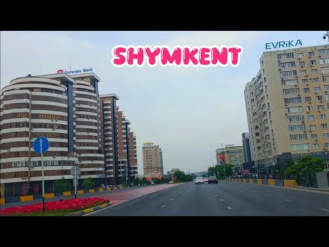 Видео: Шымкент. Проспект Байдибек би - проспект Кунаева. Лето 2025 года. 6 утра - 1 Minute Story NS
