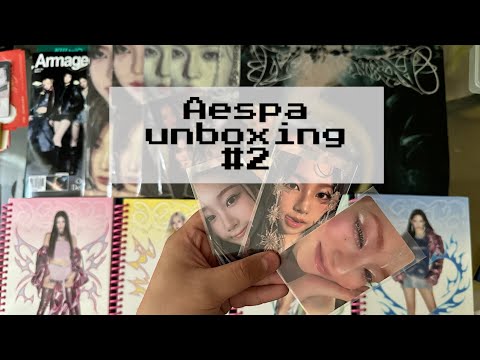 Видео: РАСПАКОВКА АЛЬБОМА AESPA "Armageddon" 14 альбомов |  kpop album unboxing