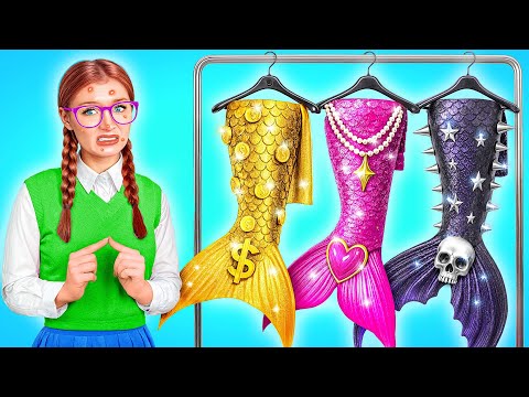 Видео: Домики Одного Цвета Челлендж | Барби vs Братц Русалки от Multi DO Girls