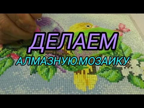 Видео: ДЕЛАЕМ АЛМАЗНУЮ МОЗАИКУ...