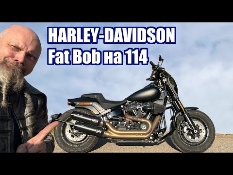 Видео: HARLEY-DAVIDSON Fat Bob на 114