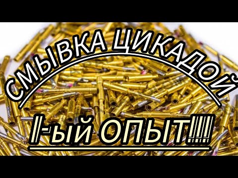 Видео: СМЫВАЕМ ЗОЛОТО , ЦИКАДА И ПЕРЕКИСЬ!!!