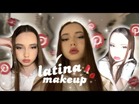 Видео: повторяю макияжи из ✨ПинТереСт✨// latina makeup💋💄// часть 1