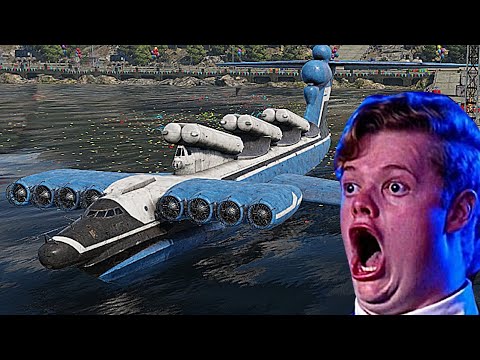 Видео: Пр. 903 "Лунь": Экраноплан в морских сражениях!!!