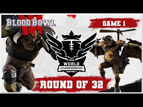 Видео: Blood Bowl 3 — Чемпионат мира 2025 года — Раунд 1/16 финала — G1 — Toastguy7 против Dastardly Dan...