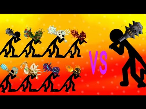 Видео: Stick War Legacy: классический гигант против всех гигантов в 🔥 over powerd #stickwarlegacy #видео...