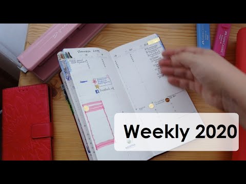 Видео: Альтернатива hobonichi weeks - Ежедневник kinboi weekly. Мой новый планнер на 2020