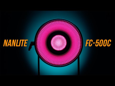 Видео: МОЩНЫЙ ЦВЕТНОЙ СВЕТ – NANLITE FC 500C