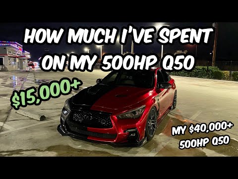 Видео: Мой 500-сильный Q50 с доработками на сумму более 15 000 долларов