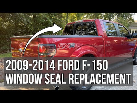 Видео: Протечка заднего стекла Ford F-150 2009–14 гг. — замена уплотнителя