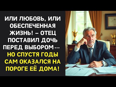 Видео: 'Любовь или богатство.' – Отец выгнал дочь, но спустя годы сам оказался на её пороге!