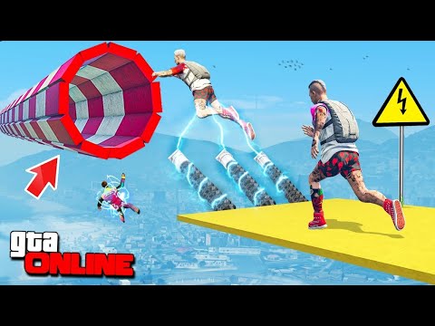 Видео: ТАКОГО ТЫ ЕЩЕ НЕ ВИДЕЛ! УДАР ЭЛЕКТРОШОКЕРОМ в АЗИАТСКУЮ ДЫРОЧКУ ПАРКУР в GTA 5 Online ( #shorts )