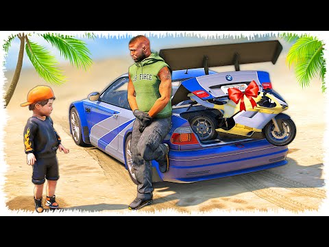 Видео: Джонни баласына кішкентай мотоцикл сыйлады 🏍️ (GTA V)