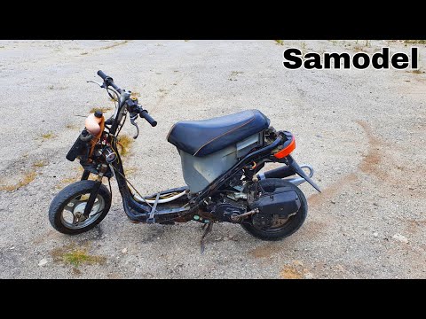 Видео: Honda Dio для стантрайдинг тренировок - собрано из старых запчастей
