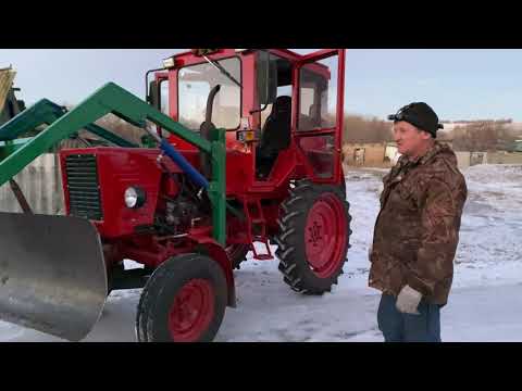 Видео: Погрузчик кун самодельный на трактор т 25