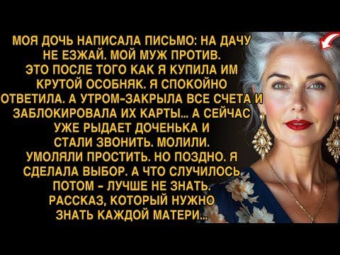 Видео: ДОЧЬ ЗАПРЕТИЛА ЕЗДИТЬ НА ДАЧУ ПОСЛЕ ПОКУПКИ ИМ ОСОБНЯКА. ЗАКРЫЛА СЧЕТА. ТЕПЕРЬ РЫДАЮТ!