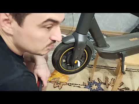 Видео: Ninebot max G30 установка сальника на переднюю ось + инструкция по снятию колеса