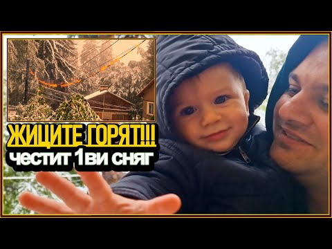 Видео: Жиците ГОРЯТ! ⚡🔥❄️ Първият сняг ни удари неподготвени!