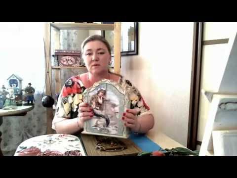 Видео: Елена Васько. Ирис. Работа с ватой.