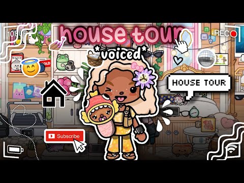 Видео: ХАУС-ТУР!🪩// розовенький, двух-этажный домик💅🏽// подписывайся❕// Toca Boca💘// toca twix🍫