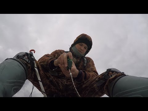 Видео: Ловля крупной плотвы. Рыбалка на гирлянду.