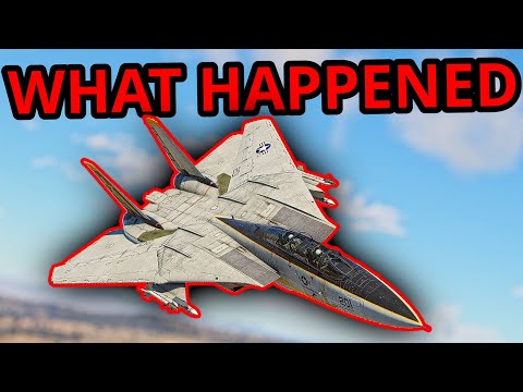 Видео: F-14 упал