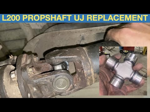 Видео: Замена карданного вала Mitsubushi L200 UJ