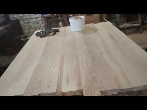 Видео: Склейка мебельного щита.