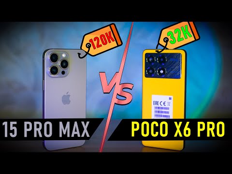 Видео: POCO X6 Pro vs iPhone 15 Pro Max - как ваш айфон, только дешевле или нет?!