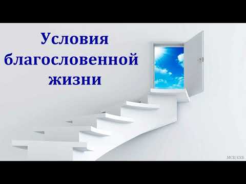 Видео: "Условия благословенной жизни". П. П. Бяков. МСЦ ЕХБ