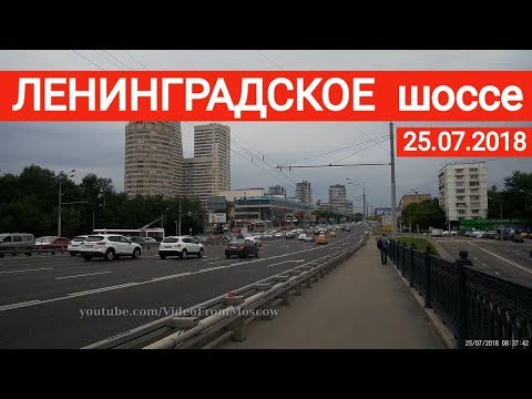 Видео: Ленинградское шоссе, прогулка //  25 июля 2018