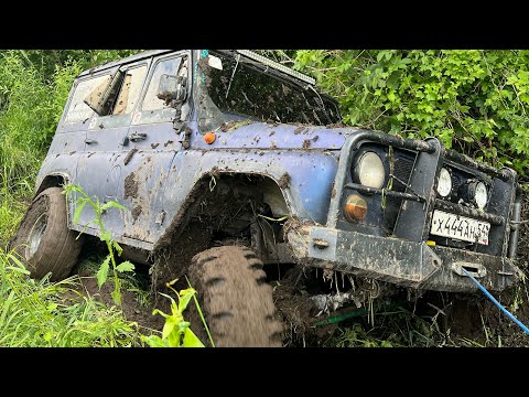 Видео: Лайтовая прогулка на лебедках к заброшкам на УАЗах