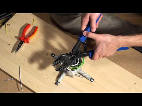 Видео: Монтаж распаечной коробки опрессовкой - полный цикл