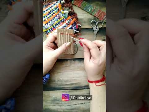 Видео: Ткем на картоне