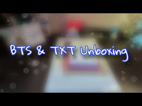 Видео: Распаковка альбомов BTS, TXT, RM