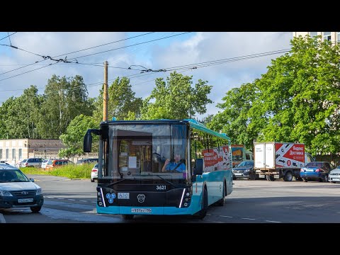 Видео: Автобус 209 | ЛиАЗ-5292.65 | Санкт-Петербург | борт 3621