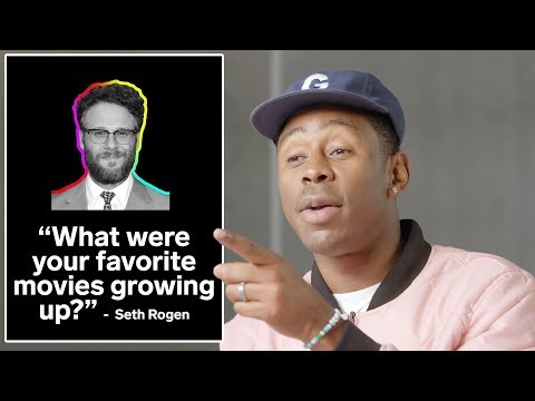 Видео: Tyler, the Creator отвечает на вопросы Кендалл Дженнер, Фаррелла Уильямса и других знаменитостей
