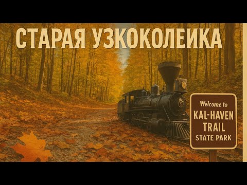 Видео: Во что превратили заброшенную узкоколейку #мичиган 